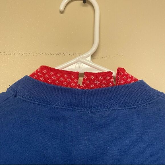 Vintage Gopher Christmas Cat Themed Pullover Sweatshirt Size XL - Picture 4 of 5